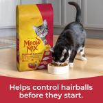 Meow Mix Hairball Control Dry Cat Food, 6.3 Pound Bag
