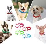 4pcs Dog Collar and Leash Set, Adjustable Puppy Collar and Leash, Anti-Escape, Quick Release, Ensures Comfortable and Flexible Wearing, Suitable for Small and Medium-Sized Pets