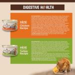 Wellness CORE+ Digestive Health Pate Adult Wet Cat Food, Natural, Protein-Rich, Grain Free, 3 Ounce, 12 Pack (Chicken & Turkey Variety Pack)