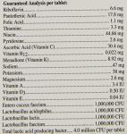 OASIS #80070 Alive and Well, Stress Preventative & Pro-Biotic Tablets for Birds, white, 1 Count (Pack of 1)