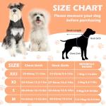 No Pull Dog Harness Adjustable Small Harness and Leash Set, Lightweight and Soft Dog Harness No Choke Escape Proof Pet Harness Vest (Orange Rose, S)