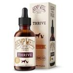 Hemp Well Thrive Oil for Dogs and Cats – Supports Hip, Joint, and Heart Health, Promotes Immune Support, Strengthens Skin and Coat, Organically Sourced – 2 Ounces