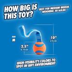 Chuckit! Ultra Tug Dog Toy, Medium Fetch and Dog Ball Tug Toy for Dogs 20-60 Pounds