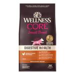 Wellness CORE Digestive Health Dry Dog Food, Small Breed, Wholesome Grains, Natural, Recipe for Dogs with Sensitive Stomachs, Chicken, (12-Pound Bag)