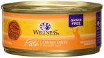 Wellness Natural Pet Food Complete Health Natural Grain Free Wet Canned Cat Food, Chicken, 5.5 oz