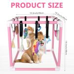 Sibosen Puppy Play Gym with 10 Hanging Toys for Small Dogs Indoor Jungle Playground PVC Frame with Interactive Funny Enrichment Toys Dogs Activity Center Durable, Lightweight