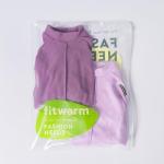 Fitwarm 2 Pack Lightweight Fleece Dog Pajamas, Warm Winter Dog Clothes for Small Dogs Boy Girl, Cozy Pet Onesie with Feet, Violet Purple, XXL
