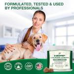 Calming Chews for Dogs - Advanced Hemp Dog Calming Treats Help with Dog Anxiety Relief, Separation, Stress, Barking, Fireworks, Composure - Natural Pet Supplements for Health & Wellness 180 Soft Chews