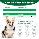 Calming Chews for Dogs - Advanced Hemp Dog Calming Treats Help with Dog Anxiety Relief, Separation, Stress, Barking, Fireworks, Composure - Natural Pet Supplements for Health & Wellness 180 Soft Chews