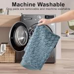 Kimpets Orthopedic Dog Beds for Crate with Removable Washable Cover Egg-Crate Foam Pet Pad Mat with Anti-Slip Bottom,Waterproof Dog Beds Small Sized，20x16 Inch