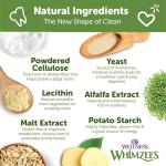 WHIMZEES Wellness Brushzees Dog Dental Treats, Natural Chews, Extra Small Size Stick, (48 Count)