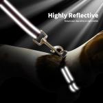 NESTROAD Reflective Dog Collar and Leash Set,Soft Neoprene Pet Collar with Quick Release Buckle,Adjustable Nylon Dog Collars for Small Medium Large Dogs(Small Collar + 5FT Leash,Red)