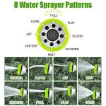 Upgraded Dog Wash Hose Attachment, 8-in-1 Sprayer Mode Garden Hose Nozzle with Pet Grooming Glove and 100cc Soap Dispenser Bottle, Adopted in Watering Flowers, Car Wash, Dog and Horse Showering