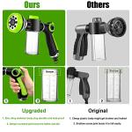 Upgraded Dog Wash Hose Attachment, 8-in-1 Sprayer Mode Garden Hose Nozzle with Pet Grooming Glove and 100cc Soap Dispenser Bottle, Adopted in Watering Flowers, Car Wash, Dog and Horse Showering