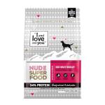 I and love and you Nude Super Food Dry Dog Food - Red Meat Medley - Prebiotic + Probiotic, Grain Free, Real Meat, No Fillers, 23lb Bag