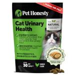 Cat Urinary Tract Health Crunchy & Creamy Chews - Promotes Healthy Digestion & Normal Bladder Function with Cranberry, Antioxidants, & Probiotics - Gut + Bladder Support Supplement (30 Day Supply)