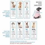 MOIRIG Dog Sweater, Sweaters for Small Dogs, Warm Soft Pet Clothes for Puppy, Medium Large Cat, Dogs Girl or Boy, Dog Shirt for Winter Christmas (Purple, Large)