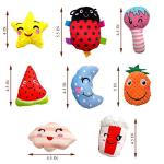 Jalousie 18 Pack Dog Squeaky Toys Cute Stuffed Pet Plush Puppy Chew for Small Medium Pets - Bulk