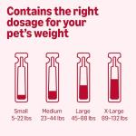 Amazon Basics Flea and Tick Topical Treatment for X-Large Dogs (89-132 Pounds), 6 Count, Packaging May Vary