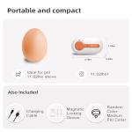 ROTX Dog GPS Tracker Real-time Tracker Alerts Virtual Fence Location for Pet Over 11.06lbs Dog Cat Collar Attachment of Random Color Subscription Required Waterproof IP67 Health & Wellness White