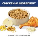 Hill's Science Diet Light, Adult 1-6, Weight Management Support, Dry Cat Food, Chicken Recipe, 7 lb Bag
