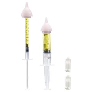 Pet Feeding Kit, Kitten Bottle Feeding Kit, Newborn Kitten Supplies, Fit for Feeding Newborn Puppies, Kitten, Squirrel, Rabbit, Hamster, 1 Milk Bottles, 4 Pet Nipple