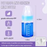 Puppy Kitten Nursing Bottle 2oz- Small Animal Feeding Kit with Nipples | Hand Feeding Supplies for Puppies, Kittens, Rabbits, Ferrets & Newborn Pets