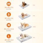 Amazon Basics Medium Dog Bed for Crate, Washable Medium Dog Mat for Pet Kennel, Anti-Slip, 36x23x3.5 Inches