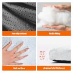 Amazon Basics Medium Dog Bed for Crate, Washable Medium Dog Mat for Pet Kennel, Anti-Slip, 36x23x3.5 Inches