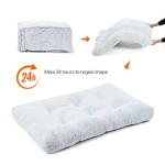 Amazon Basics Medium Dog Bed for Crate, Washable Medium Dog Mat for Pet Kennel, Anti-Slip, 36x23x3.5 Inches