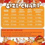 GOYOSWA Dog Thanksgiving Sweater, Knitted Thanksgiving Fall Holiday Dog Sweaters Outfit Clothes for Small Medium Large Dogs Pets (Orange Maple Leaf, X-Large)