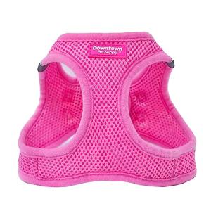 Downtown Pet Supply Step-in Dog Harness – No Pull, Adjustable Padded Mesh with Reflective Trim, Secure Buckle Strap – Comfortable & Breathable Small Dog Harness, Small, Pink