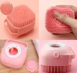 9PCS Small Animal Grooming Kit, Cleaning Brush Removes Loose Hair, Pet Bath Brush,Shampoo Brush, Nail Clipper, Flea Comb For Rabbit, Puppy, Kitten, Guinea Pig (9PCS-Pink)