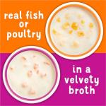 Friskies Purina Grain Free Wet Cat Food Lickable Cat Treats Variety Pack, Lil' Soups With Salmon, Tuna or Shrimp - (Pack of 30) 1.2 oz. Cups