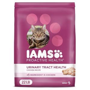 IAMS Proactive Health Adult Urinary Tract Healthy Dry Cat Food with Chicken, 22 lb. Bag