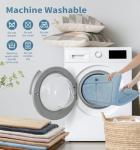 MADE 4 PETS Dog Crate Pad Bed for Medium Large Dogs, Washable & Reversible, Anti-Slip Kennel Mat for Cozy Sleeping, Soft Fluffy Dog Bed for Indoor & Outdoor Use, 35"x23", Blue