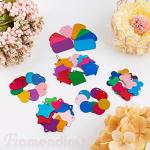 Framendino, 48 Pack Colorful Blank Pet Id Tag Aluminum Dog Cat Tags Round Heart Star Bone House Rectangle Personalized Engraved Name Discs