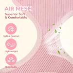 RoseYouth Dog Collar and Leash Set with Bowtie, Girl Dog Collars Metal Buckle Adjustable for Small Medium Dogs (Pink, S: Neck 10-16", Chest 13-16")