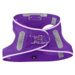 Light Up Dog Harness,Rechargeable LED Dog Harness for Small Medium Large Dogs,Reflective Lighted Safety Vest for Night Walking & Camping,Lightweight & Adjustable,Purple,S
