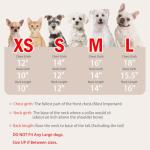 PUPTECK Print Dog Dress Pet Apparel for Christmas with Cute Bowtie Puppy Clothes Outfit, Deer, XS