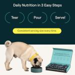 POP - Topper Dog Food Supplement – Multivitamin Powder for Dogs - Bone Broth Base with 6 Human-Grade Superfoods - Supports Joints, Gut, Skin & Coat - Ideal for Picky Eaters, Under 35 lbs - 30 Packets