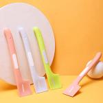 4 Pack Pet Supplies - Can Food Mixing Spoons, Canned Scoop for Cat & Dog Feeding, Wet Food Storage (Green + Gray)