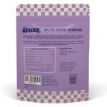 THE LICKER STORE DTS5002A-3OZ Air Dried Natural Baltic Herring Crunchy Treats for Dogs & Cats, High Protein Omega-3 Fish Snacks, Single Ingredient Gluten & Grain Free, Healthy Training Treats, 3oz Bag