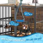 Engaging Chew Toys for Dogs - Puppy Crate Training Aids, Puzzle Treat Dispenser with Rope Ball for Reducing Stress and Anxiety, Compatible with Peanut Butter Treats