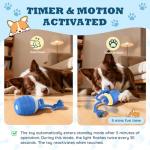 HVUATQ Interactive Dog Toys - 2025 Upgraded Motion Activated Balls for Medium/Large Dogs, Automatic Moving Dogs Toy Wicked Ball for Boredom, Interactive Dog Ball to Keep Them Busy(Blue)