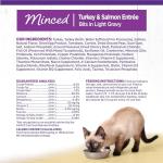 Wellness Complete Health Minced Adult Wet Cat Food, Natural, Protein-Rich, Grain Free, 5.5 Ounce, 24 Pack, (Turkey & Salmon Entrée)