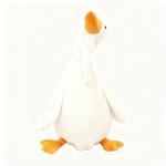 35 INCH White Duck Dog Toy Realistic Goose Dog Toy for Dogs Chew and Play