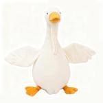 35 INCH White Duck Dog Toy Realistic Goose Dog Toy for Dogs Chew and Play