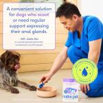 Native Pet WonderGland - Dog Anal Gland Treatment Using Fiber for Dogs - Prevents Scooting for Dogs Anal Gland Supplement Including Dog Gut Health Probiotics for Anal Gland Support - 60 Scoops