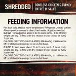 Wellness CORE Signature Selects Shredded Adult Wet Cat Food, Natural, Protein-Rich, Grain Free, 5.3 Ounce, 12 Pack (Chicken & Turkey)